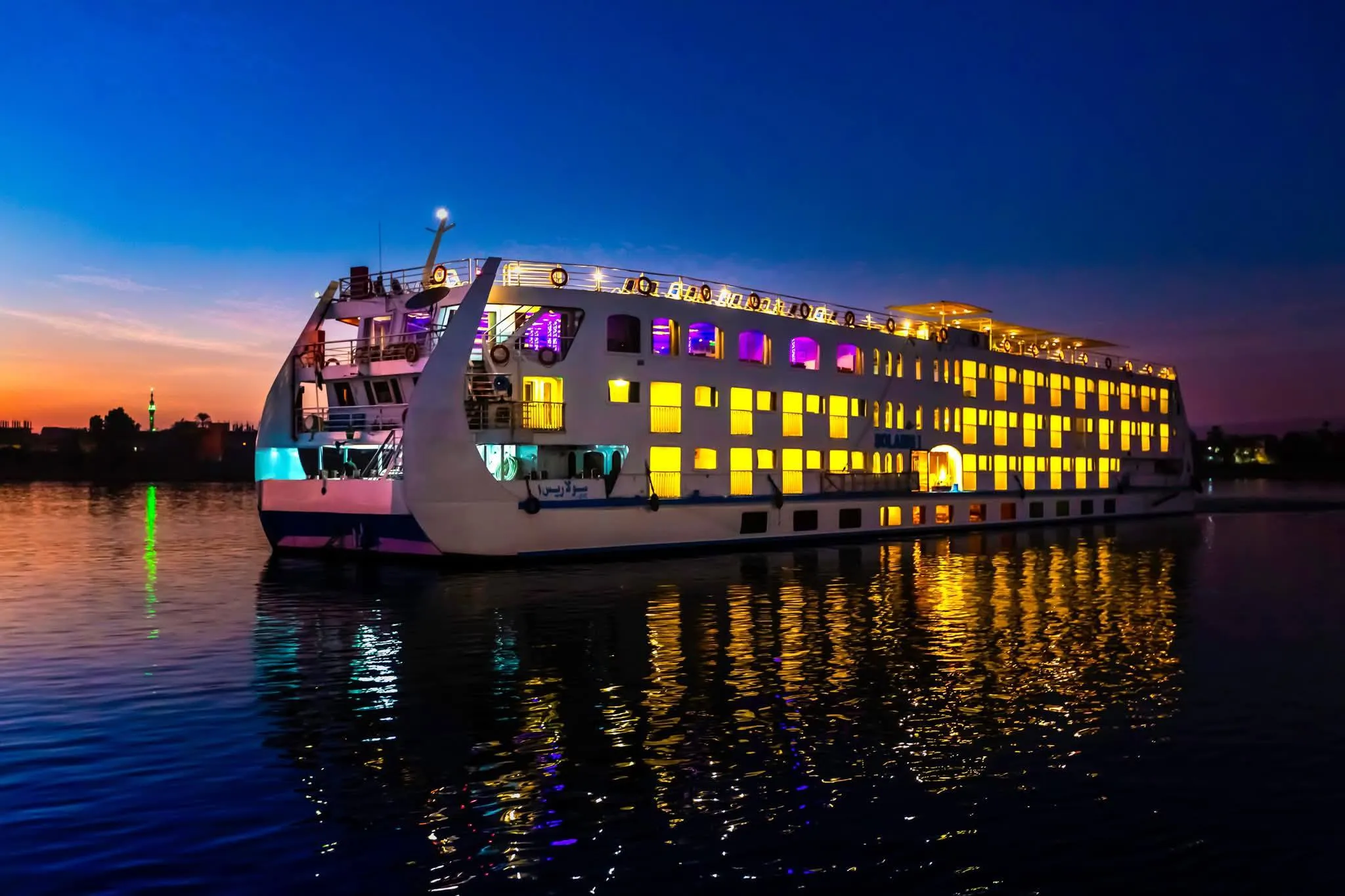 Exterior view of the HS Solaris II Nile Cruise Nile cruise ship